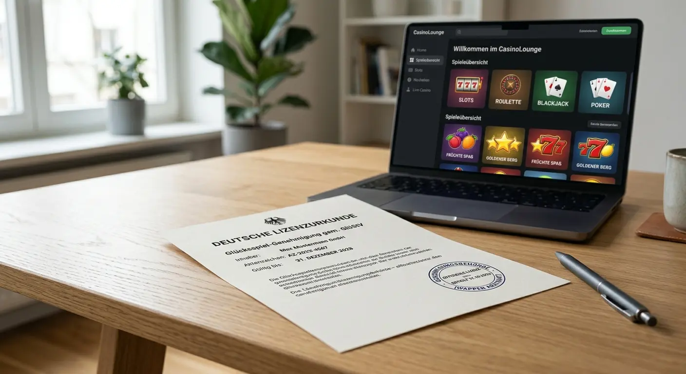 Beste Online Casinos ohne Lizenz 2026 — Symbolbild neutraler Casino-Lizenz